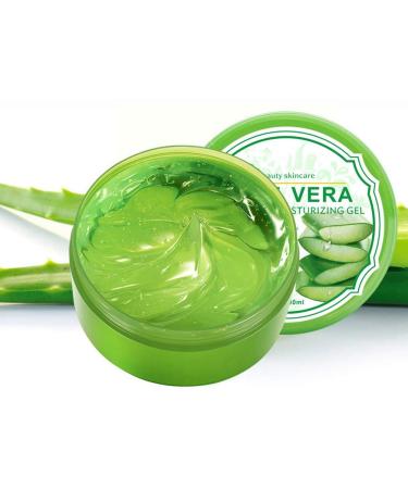 Buy Organic Aloe Vera Gel 300g - Soothing Moisture Cream for Sunburn & Dry Sensitive Skin - Ideal for Face & Body - Buy Online on SooperMarket.com