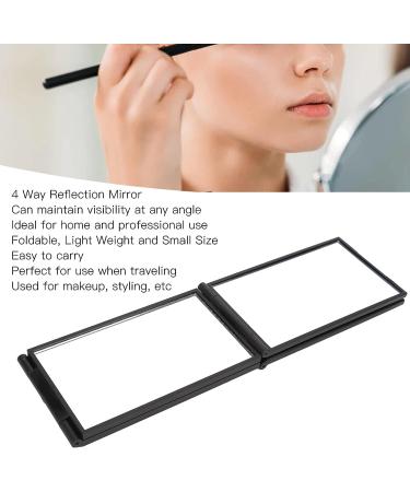 4 Way Mirror 360 Degree Handheld Self Haircut Mirror - Portable and Foldable - Buy Online on SooperMarket.com