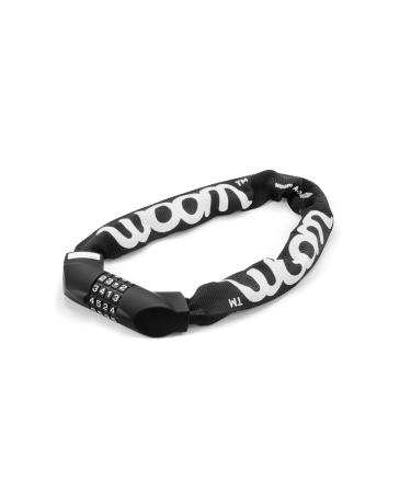 Woom Lokki bicycle lock for children numerical lock high safety 61 cm chain length 6 mm chain thickness reciprocation black (black)