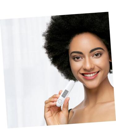 HAPINARY 1pc Skin Tester Facial for Women High Frequency Cosmetic Instrument Lcd Digital Skin Tester Skin Analyzer Monitor Face Care Tester Sensor White Travel Precision - Buy Online on SooperMarket.com