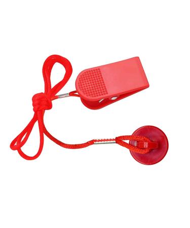 Treadmill Universal Safety Key for All Nordic Track, Proform, Image, Weslo, Reebok, Epic, Golds Gym, Freemotion, and Healthrider Treadmills Red