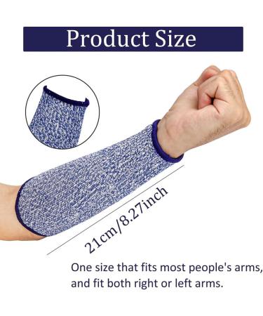Kecung Arm Protectors for Thin Skin and Bruising Cut Forearm Sleeve HPPE 4 Pairs - Buy Online on SooperMarket.com