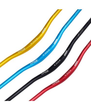 Wake 31.8mm Mountain Bike Handlebar 780mm - Aluminium Alloy MTB Riser Bars for Downhill Cycling - Black - Buy Online on SooperMarket.com