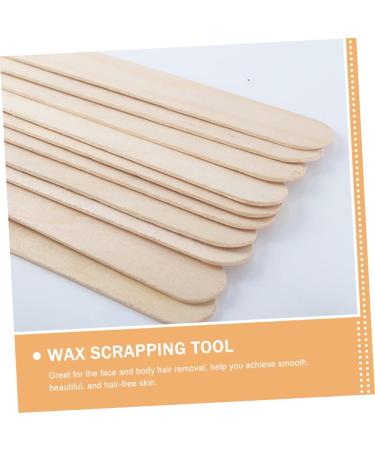 Fomiyes 400 pc Waxed Wooden Sticks for Kids - Tinkering Tools & Wax Applicators for Hair Removal | Multi-Purpose Wood Wax Spatula Accessories - Buy Online on SooperMarket.com