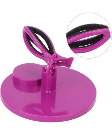 Nail Polish Holder Wide Angle Adjustable Nail Polish Holder Amateur Painting Base (Purple) - Buy Online on SooperMarket.com