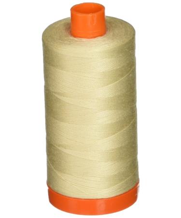 Aurifil A1050-2310 Mako Cotton Thread Solid 50WT 1422Yds Light Beige