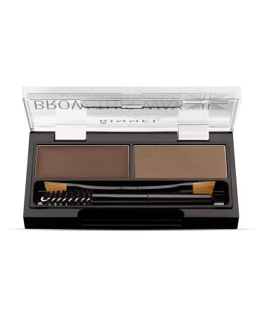Rimmel London Brow This Way Sculpting Kit 002 Medium Brown - Perfect Brow Shaping Tool - Buy Online on SooperMarket.com