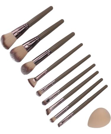 Synthetic Makeup Brushes Sponge 9 Piece Brush Set Soft with Storage Box for Home - Buy Online on SooperMarket.com
