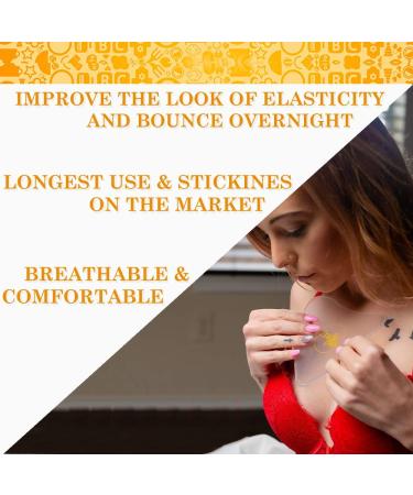 Anti Wrinkle Decollete Pad Set - Pack of 3 Reusable Silicone Pads for Women - Chest Wrinkle Prevention and Anti-Aging Mask - Buy Online on SooperMarket.com