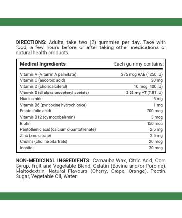 Nature's Bounty Adult Multivitamin Helps Maintain Bones and Immune Function 150 Gummies SUPPLEMENT - Buy Online on SooperMarket.com