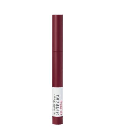 Maybelline SuperStay Ink Crayon Matte Lipstick - 55 Make it Happen - Rood - 14 gr