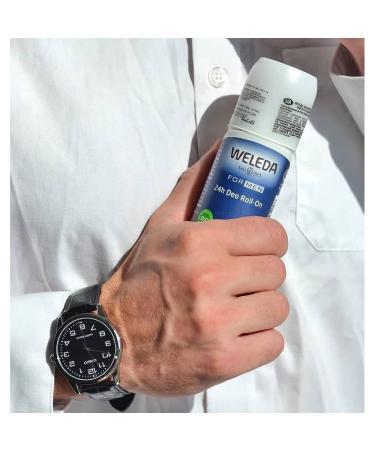 Weleda Men's 24H Roll-On Deodorant 1.7 Fluid Ounce Plant Rich Odor Protection with Licorice Root and Witch Hazel No Aluminum Salts 1.7 Fl Oz (Pack of 1) - Buy Online on SooperMarket.com