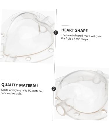 SUPVOX 10 Pcs Fruit Shaping Mold Vegetables Fruit Growth Forming Mould Tool Fruit Moulding Mold Watermelon 4.5x4cmx2pcs Whitex2pcs - Buy Online on SooperMarket.com