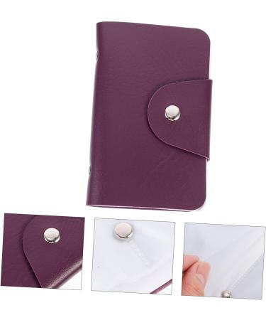 Mikinona 2pcs Nail Art Card Holder Stamping Nail Forms Sticker Organizer Rectangular Nail Art Plate Nail Stencil Bag Nail Art Stand Nail Steel Plate Package Nail Decals Purple Christmas Purple 14.5X9.5X1.8CM - Buy Online on SooperMarket.com