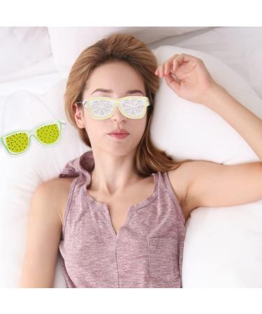 Gel Eye Mask 4 Pack Relaxing Sleep Eye Patch Eye Cover Reusable Hot & Cold Compress Gel Pack for Puffy Tired Eyes Dark Circles Migraine Stress Relief - Buy Online on SooperMarket.com