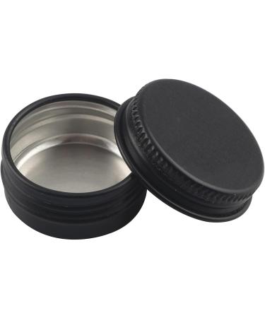 Buy BasicPacking 24 Pack 10ml Matte Black Aluminum Cans - Screw Lid Ideal for Creams Candles & Cosmetics | International Shipping Available - Buy Online on SooperMarket.com