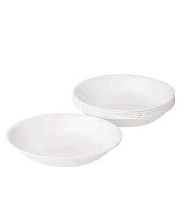 Corelle Winter Frost White 20-Ounce Bowl Set, 6 count (Pack of 1) Winter Frost White 6 count (Pack of 1)