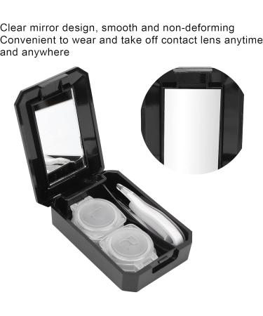 Demeras Contact Lens Travel Kit - Easy Open Case for Travel Office & Home - Black - Buy Online on SooperMarket.com