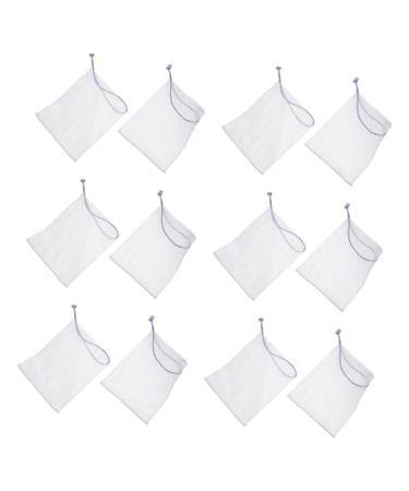 Baluue 40pcs Soap Bag Soap Net Foaming Net Bar Soap Face Soap Mesh Cosmetic Bag Soap Bar Foamer Bag Nylon 12x9.5cm Random Color