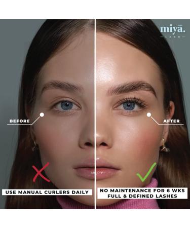 MIYA LASH Lash Lift Kit - Professional Keratin Eyelash Perm | LVL Curling & Lifting | Vegan, Semi-Permanent Results | Home & Salon Use - Buy Online on SooperMarket.com