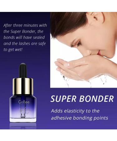 GOLLEEPRO Eyelash Extension Bonder - 15ML | Lash Glue Accelerator for Longer Retention | Lash Sealant for Eyelash Extensions - Buy Online on SooperMarket.com