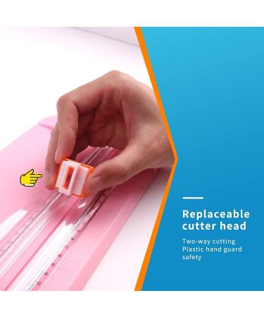 ZEQUAN Small Paper Trimmer  Portable Paper Cutter for Label  Origami  Card  Photo  Coupon  Scrapbook  Cardstock  Laminated Paper  and Craft Project Pink - Buy Online on SooperMarket.com