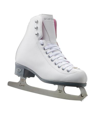 Riedell Skates - 114 Pearl - Women's Recreational Ice Figure Skates with Steel Luna Blade 5