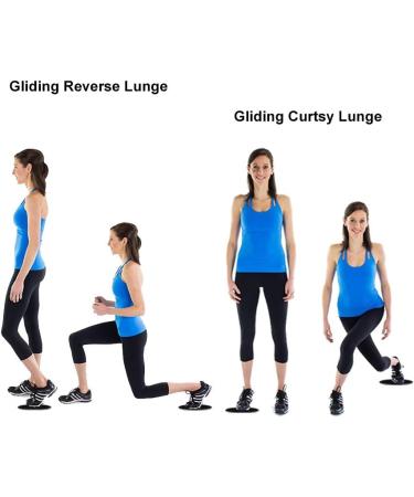 Core Sliders for Full Body Exercise | Double-Sided Gliding Discs for Carpet & Parquet | Effective Core Training & Home Workouts - Buy Online on SooperMarket.com