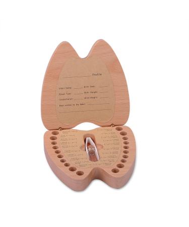 Artinova Wooden Baby Teeth Keepsake Box | Tooth Shaped Memory Box for Boys & Girls ARTA-0060 - Buy Online on SooperMarket.com