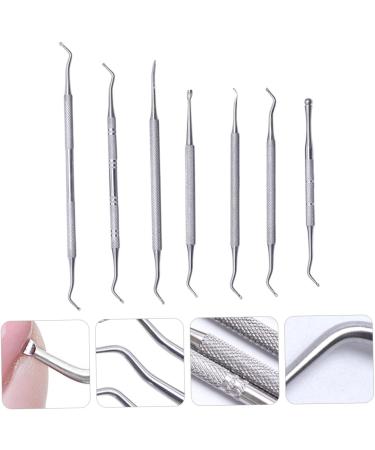 minkissy 1 Set Manicure Tools Metal Nail Pusher Cuticle Remover Cuticle Tool Precision Fine Point Nail Cuticle Trimmer for Craft Cuticle Stick Putter Stainless Steel Exfoliating - Buy Online on SooperMarket.com
