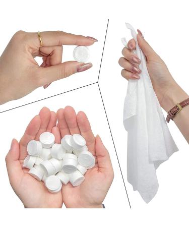 200 Pack Compressed Wipes & Compact Toilet Paper Tablets with Cases | Travel, Home & Outdoor Activities Daily Use - Buy Online on SooperMarket.com