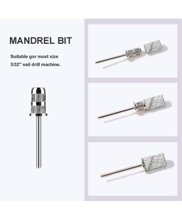 Sanding Bands for Nail Drill - 75pcs #80#120#180 Grit Manicure Efile Sanding Bits Replacement - 3/32 Inch Grinding Polishing Nail Sanding Bands - Ideal for Manicures and Pedicures - Buy Online on SooperMarket.com