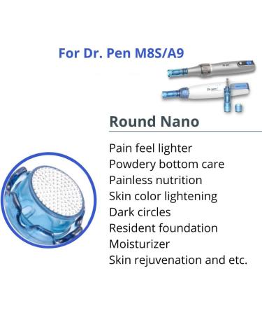 Dr. Pen Ultima M8S / A9 0.25mm Round Nano Cartridges - 10 Pack Disposable Replacement Parts - Buy Online on SooperMarket.com