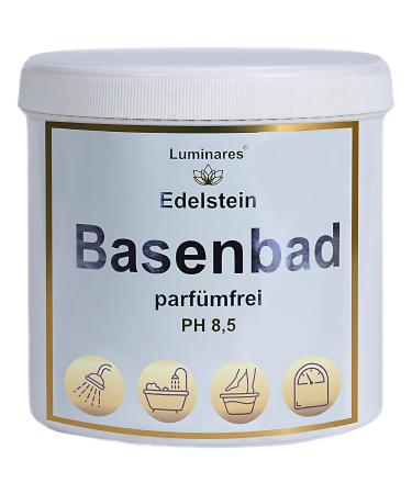 Base bath basic swimming salt for detoxification and deacidification full bath foot bath peeling 750g luminares gembase base pool 750 g (1 Pack)