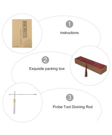 Baluue Copper Water Dowsing Rod 1 Set Ruler Water Dowsing P_b0b19z89q8 Feng Shui Detection Tool Portable Detection Rod - Buy Online on SooperMarket.com