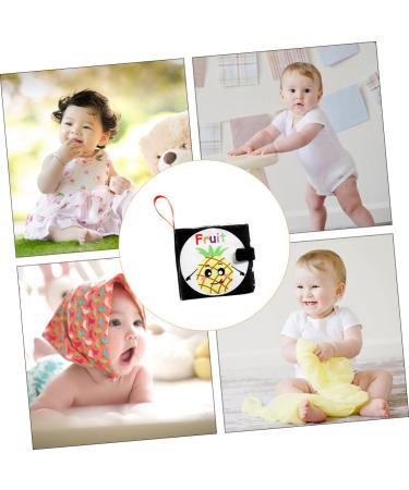 Ibasenice Black & White Fabric Book | Pedagogical Baby Toys | Learning Toys for Toddlers | Soft Peach Skin Children's Play Set - Buy Online on SooperMarket.com
