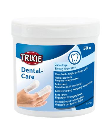 TRIXIE 29393 Dental Care Finger Pads Pack of 50
