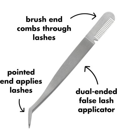 e.l.f. False Eyelash Applicator Dual-ended Tool For Easily Applying False Lashes Unique Handle For Precise Application Vegan & Cruelty-free - Buy Online on SooperMarket.com