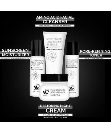 WBM Skincare Beauty Kit Facial Cleanser Moisturizer Witch Hazel Toner & Anti-Aging Night Cream for Sensitive Skin Shop Internationally - Buy Online on SooperMarket.com