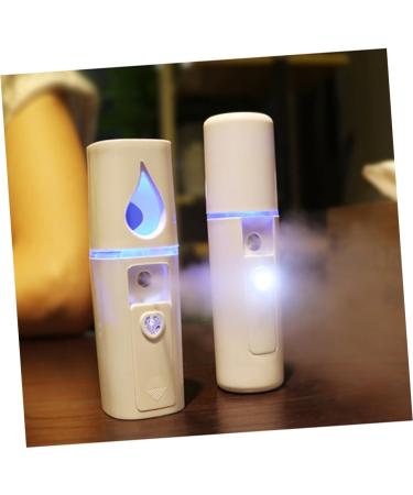 Healeved 2pcs Cool Mist Sprayer Nano Mist Sprayer Handheld Facial Sprayer Mini Face Humidifier White - Buy Online on SooperMarket.com