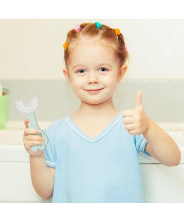 Cartoon Kids U Shaped Toothbrush Manual U Shaped Toothbrush - Cute Cartoon Whitening Toothbrush Teeth Cleaning Design for Kids Ages 2-6 N/ / Green 1 count (Pack of 1) - Buy Online on SooperMarket.com