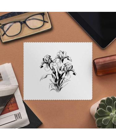 Buy 2 x Microfiber Cleaning Cloths Iris Flowers Soft Reusable Eco-Friendly Cleaning Solutions for Home & Travel - Buy Online on SooperMarket.com