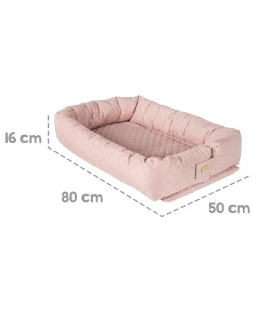 Roba Babylounge 3 in 1 - Stylish Pink/Mauve Changing Mat & Bed Snake for International Shipping - Buy Online on SooperMarket.com