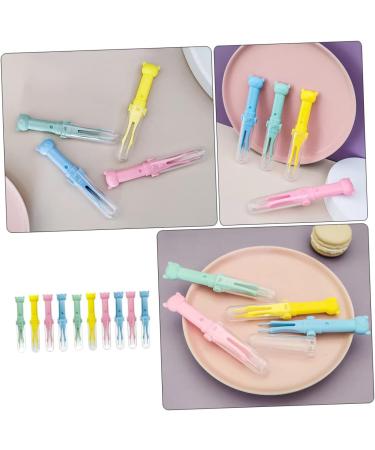 Healeved 10pcs Baby Nasal Booger Clip & Ear Cleaning Tools Set - Safe Round Nose Tweezers for Nursing Care - Buy Online on SooperMarket.com