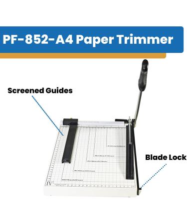 PPE PrintFinish Paper Trimmer 10 to 12 Sheet Capacity  Good for Office  School or Business  Max Cutting Size (12.5) (12.5 x 9.8) - Buy Online on SooperMarket.com