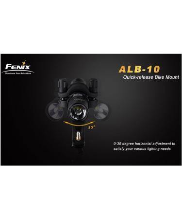 Fenix Sport Lamp Mount ALB-10 - Bicycle Mount for Enhanced Visibility | Black Standard - International Shipping Available - Buy Online on SooperMarket.com