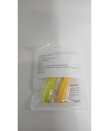 CLdy Baby Biting Toys - BPA-Free Silicone Teething Rings & Toothbrushes for Babies 3+ Months - Stimulate & Massage Gums (Yellow-Green 2 Pieces) - Buy Online on SooperMarket.com