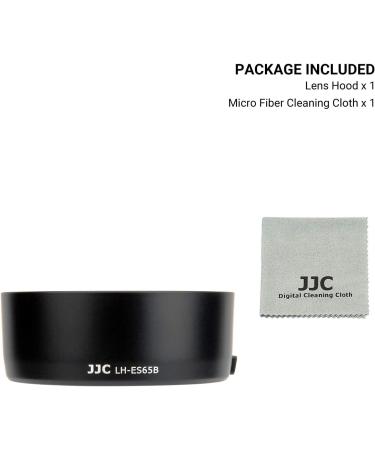 Canon RF 50mm F1.8 STM Lens Hood for EOS R6 R5 RP R Camera - Reversible Lens Shade ES-65B Replacement | Compatible with 43mm Filters and Lens Cap - Buy Online on SooperMarket.com