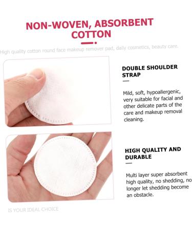 Beavorty 600 Pcs Reusable Cotton Makeup Pads & Nail Polish Remover Wipes - Non-Woven Face Pads (3x 6x6cm) for Eco-Friendly Makeup Removal - Buy Online on SooperMarket.com