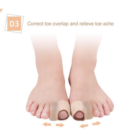 Bunion Pads Toe Tubes 10pcs - Toe Cushion Sleeves for Overlapping Toes & Bunions - Gel Toe Protectors for Pain Relief - Buy Online on SooperMarket.com